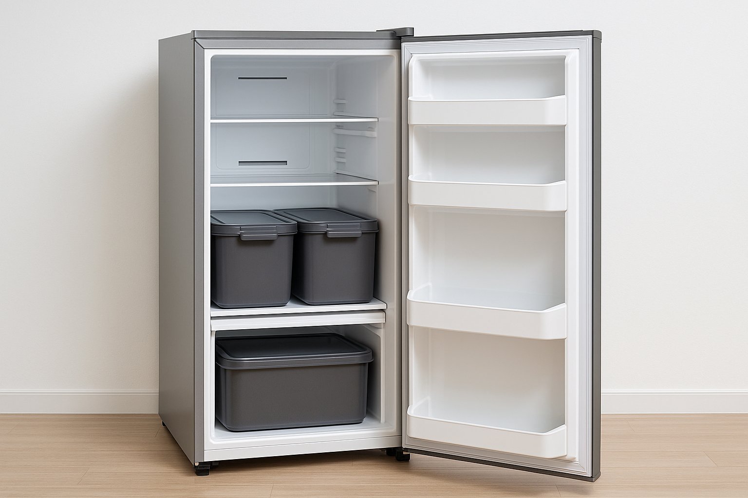 소형 김치냉장고 스탠드형 구조와 내부 구획