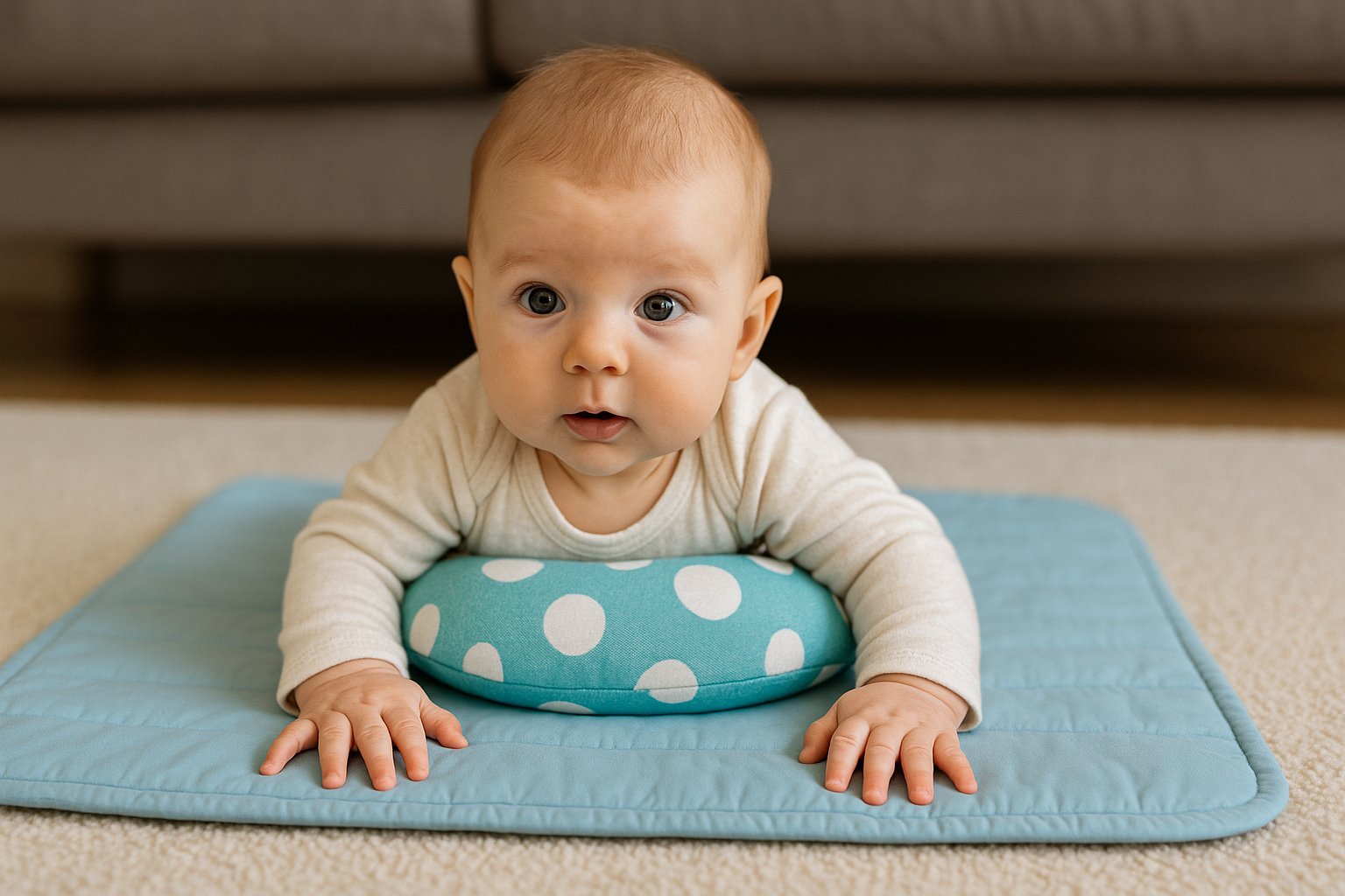 터미타임으로 아기 목가누기 돕기