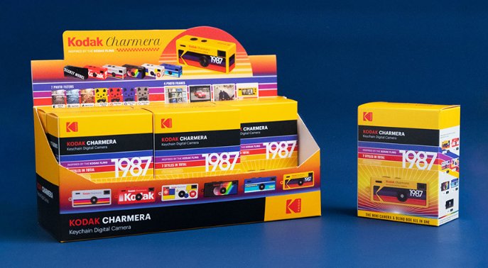 코닥차메라 공홈 KODAK Charmery 키링 디지털 카메라 메인 이미지